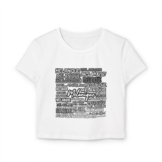 BLACK Melanique Women's Baby Tee