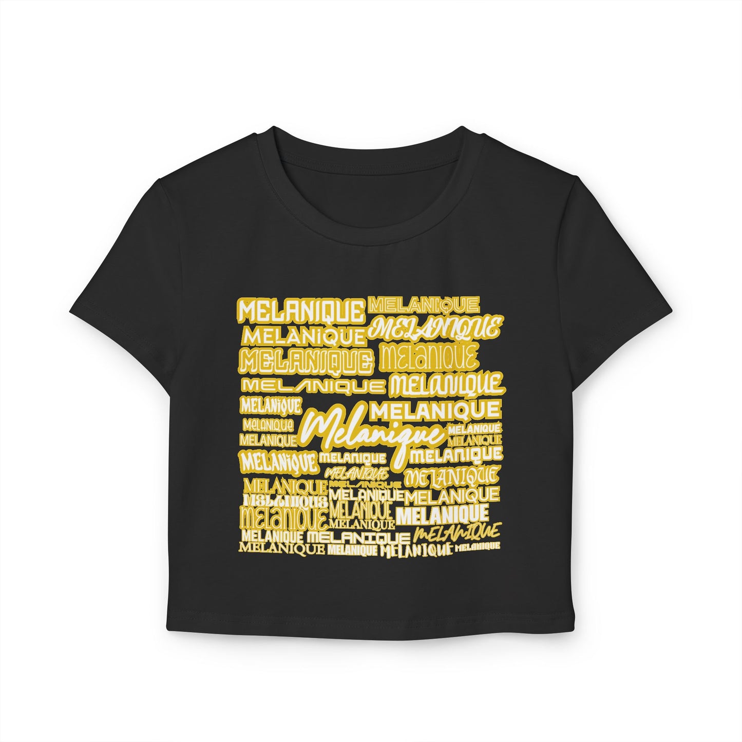 GOLD Melanique Women's Baby Tee