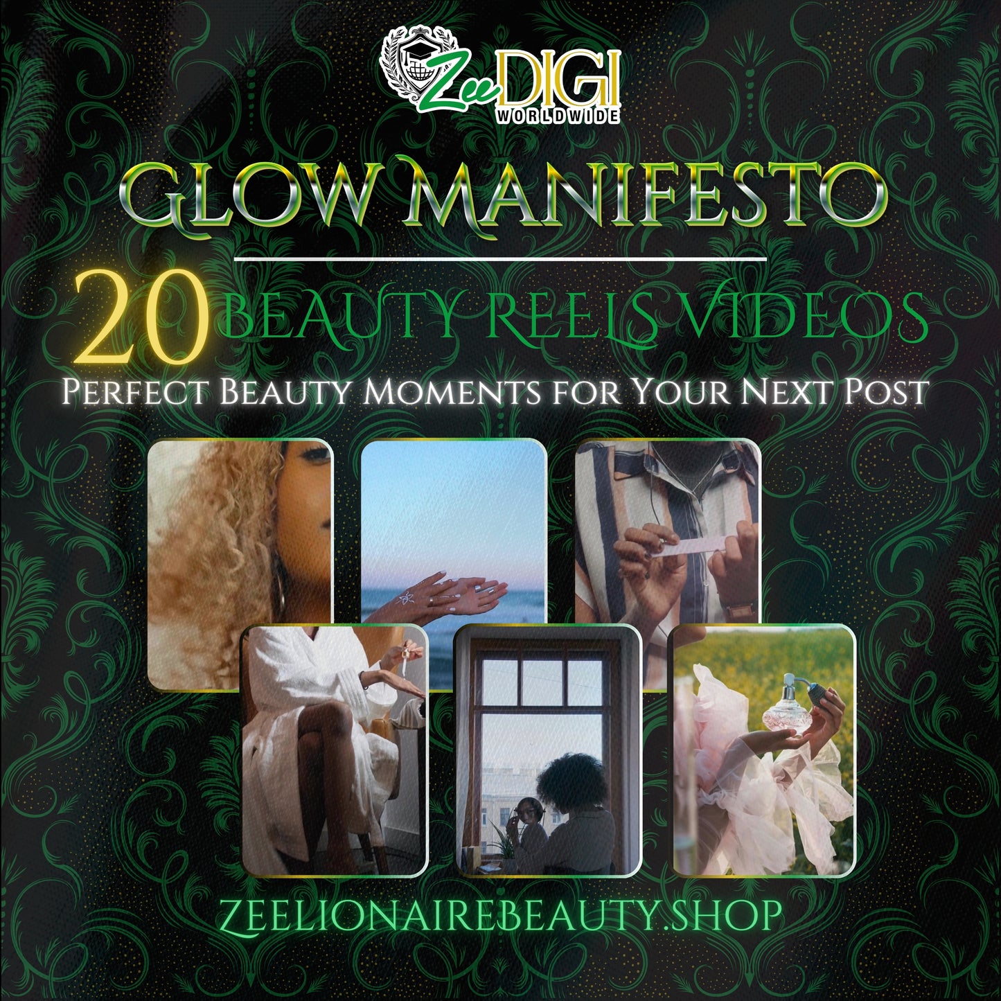 Glow Manifesto: 20 Beauty Reels Videos - Perfect Beauty Moments for Social Media